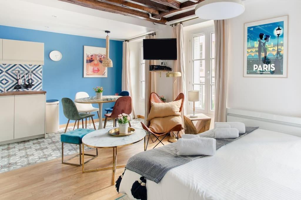 Appartement Marais2 Place Des Vosges Peaceful Air-conditioned *
